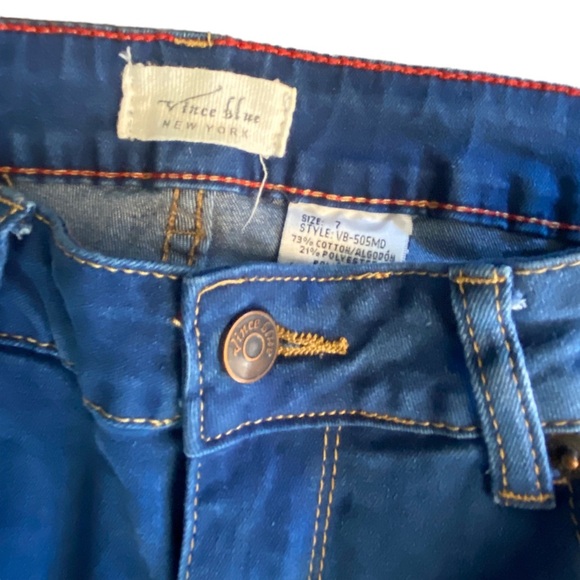 {Vince Blue New York} Boot cut bell bottom Distressed Jeans - Picture 6 of 6